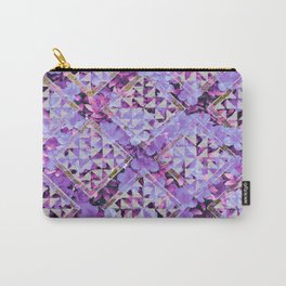 Gold leaf floral Carry-All Pouch