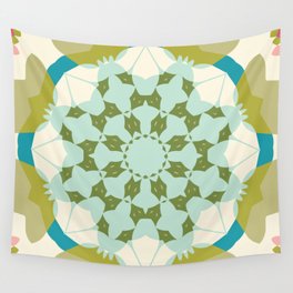Abstract Flower Pattern Artwork 02 Color 05 Wall Tapestry