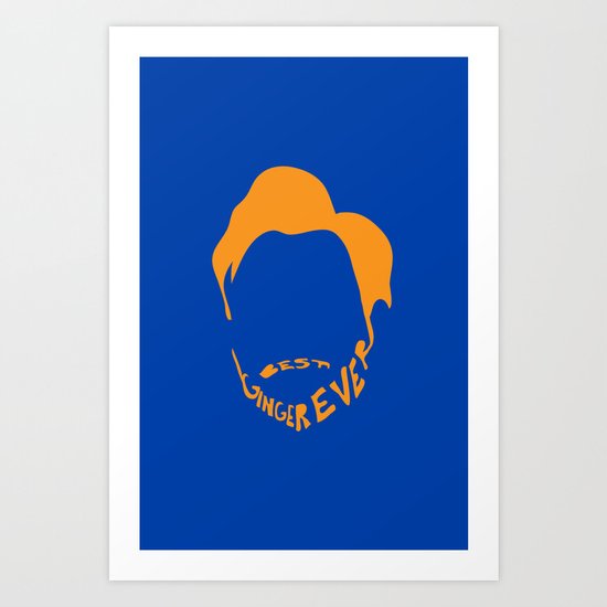 Best Ginger Ever. Art Print