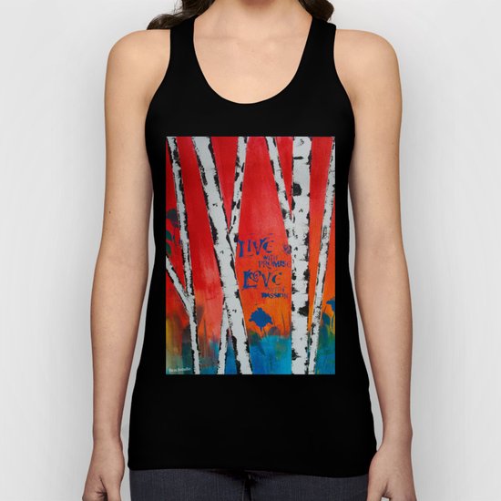 Live and Love Birch Unisex Tank Top