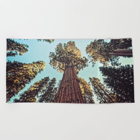 The Largest Tree in the World Beach Towel