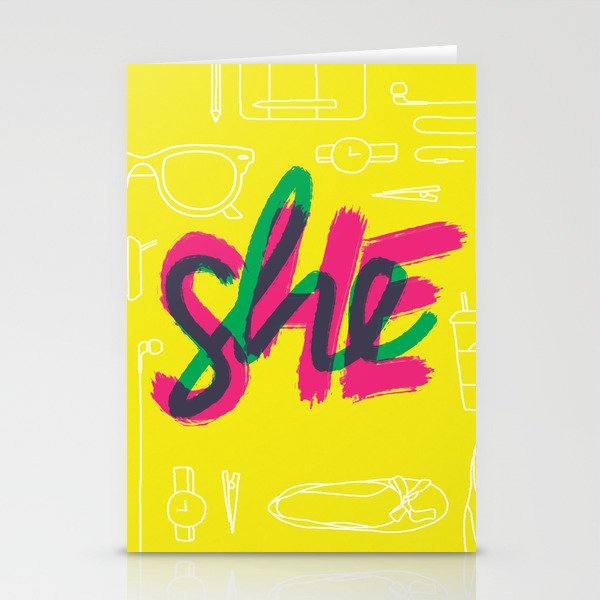 SHE [I] Stationery Cards