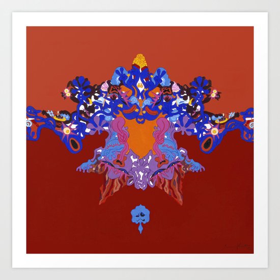 Toon Rorschach I Art Print