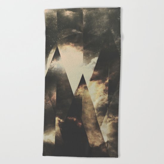 The mountains are awake Beach Towel