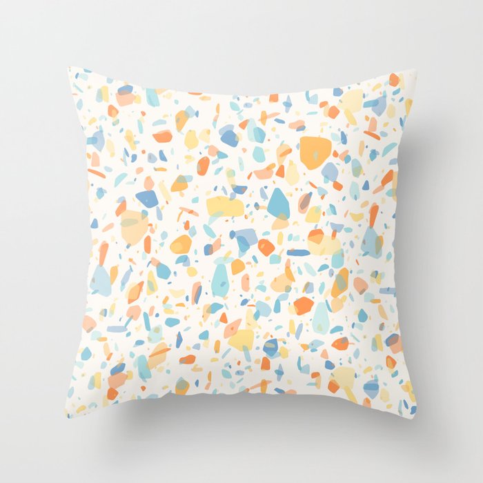 Terrazzo 11 Throw Pillow