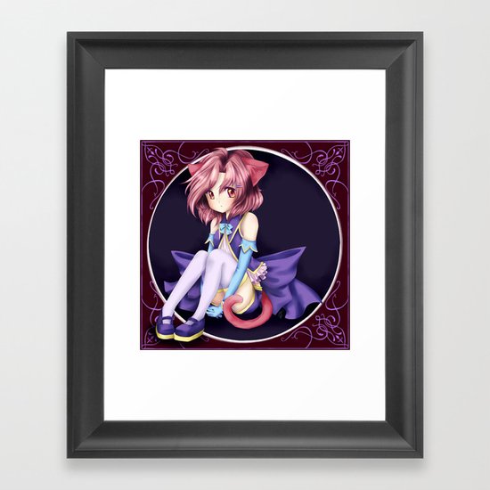 Catgirl Framed Art Print