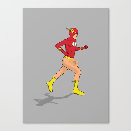 The Flash Canvas Print