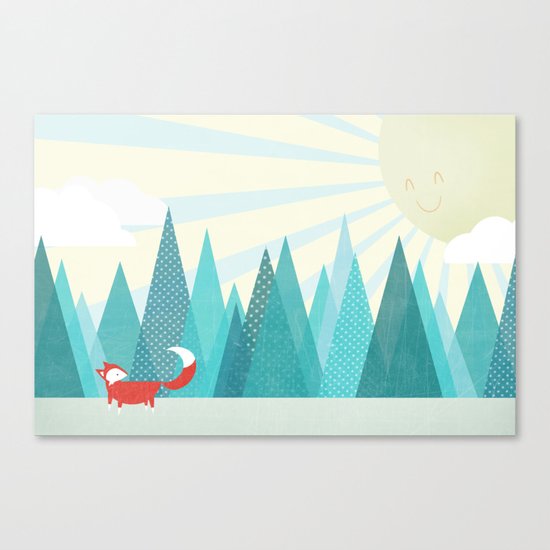 Winter's Over Canvas Print