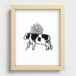 Holy Cow Recessed Framed Print