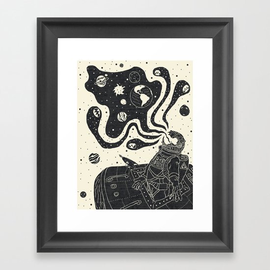 From the Void Framed Art Print