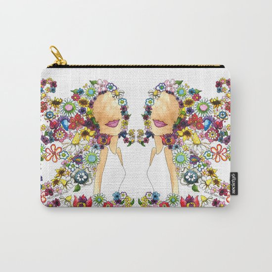Flower Girl Two Carry-All Pouch