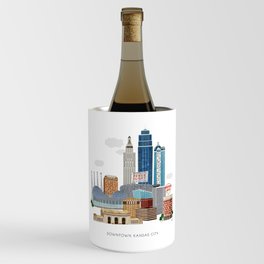 Kansas City Skyline Wine Chiller