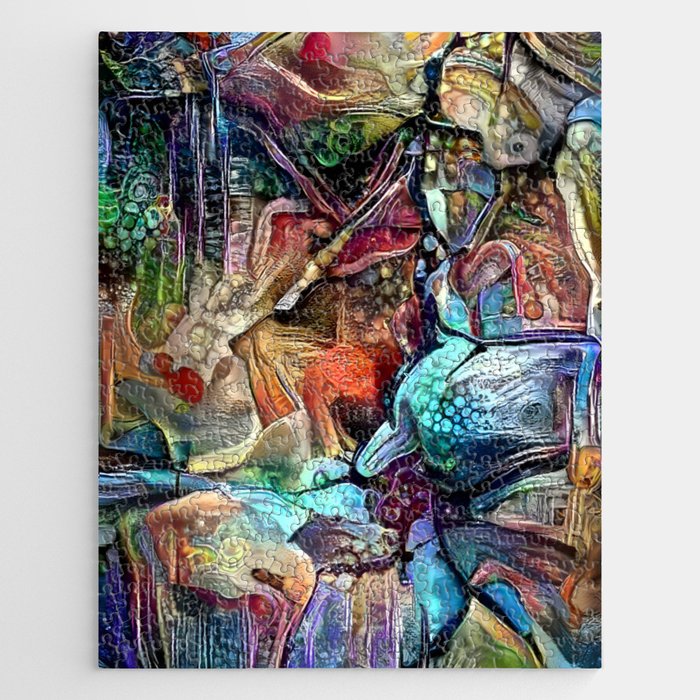 Neon Collage Jigsaw Puzzle