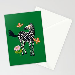 Zebra Stationery Card