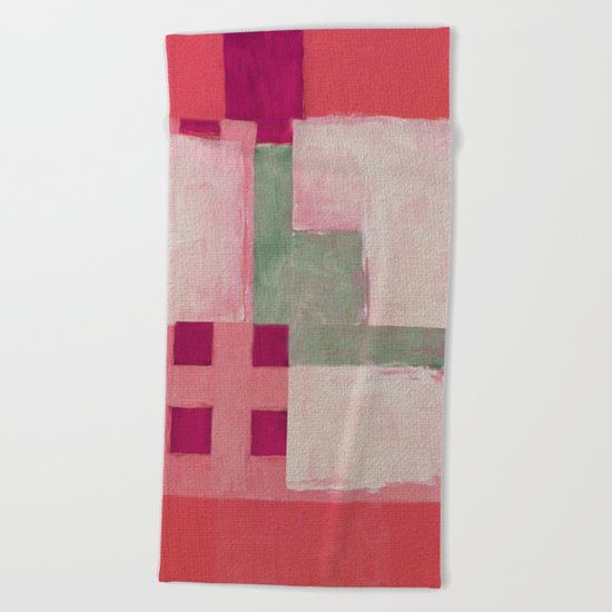 Urban Intersections 3 Beach Towel