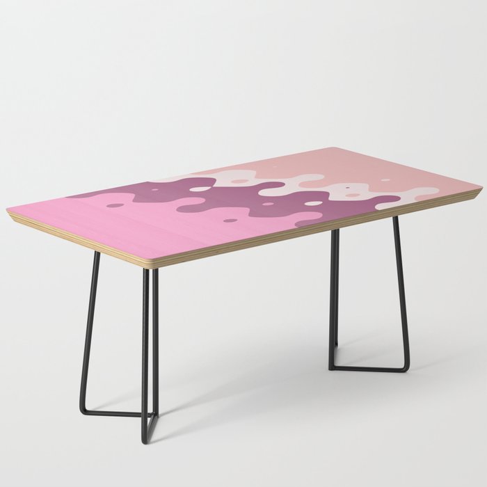 Shades of pink curves Coffee Table