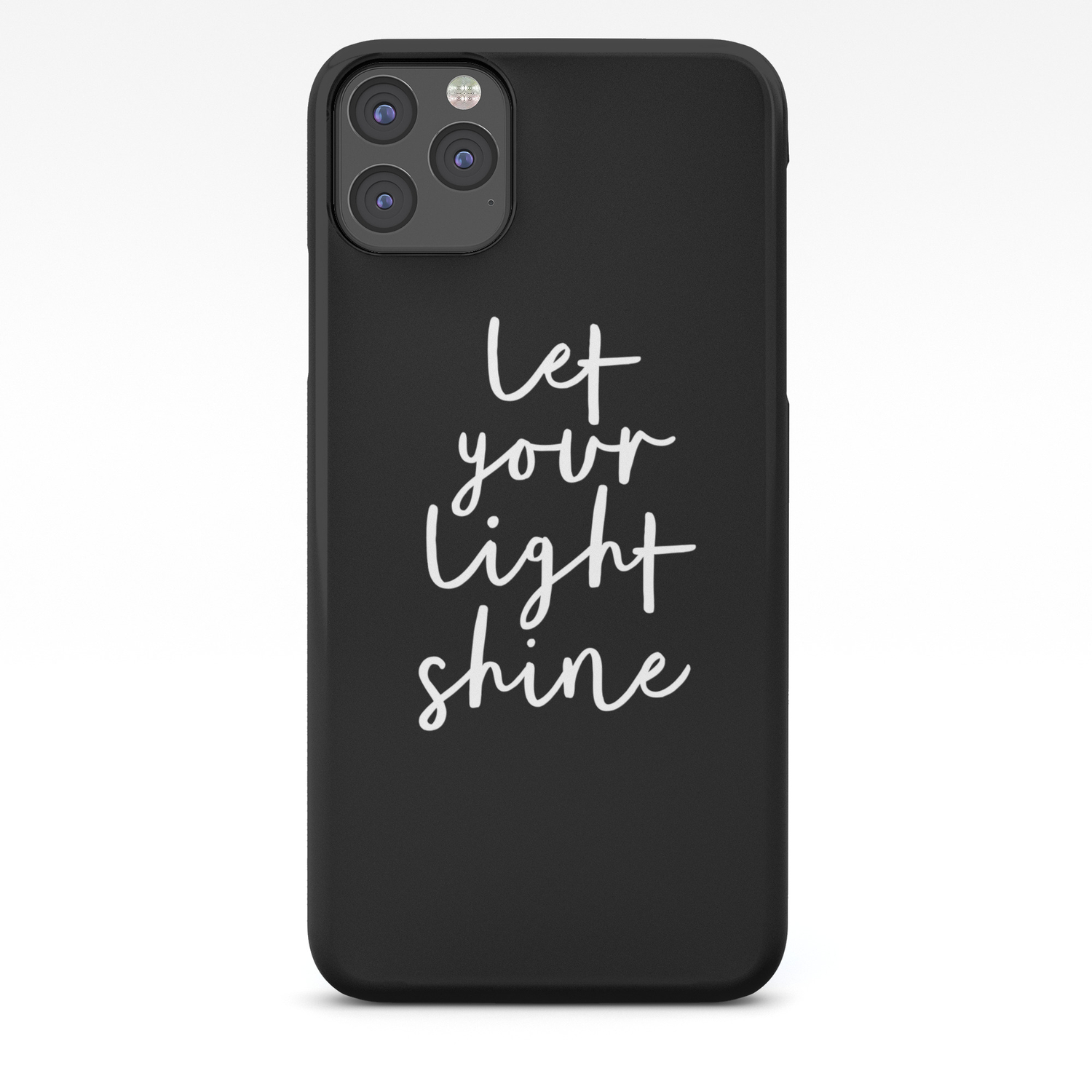 Let Your Light Shine Black And White Contemporary Minimalism