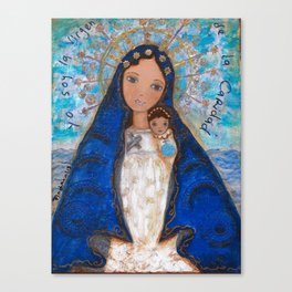La Virgen de la Caridad del Cobre by Flor Larios Canvas Print