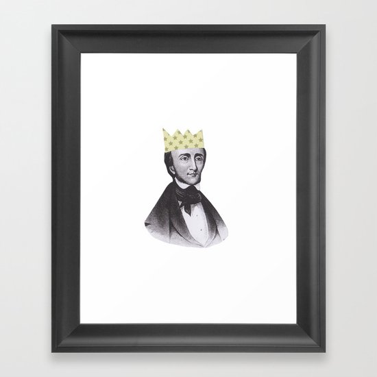 Mr 'I love Christmas' Framed Art Print