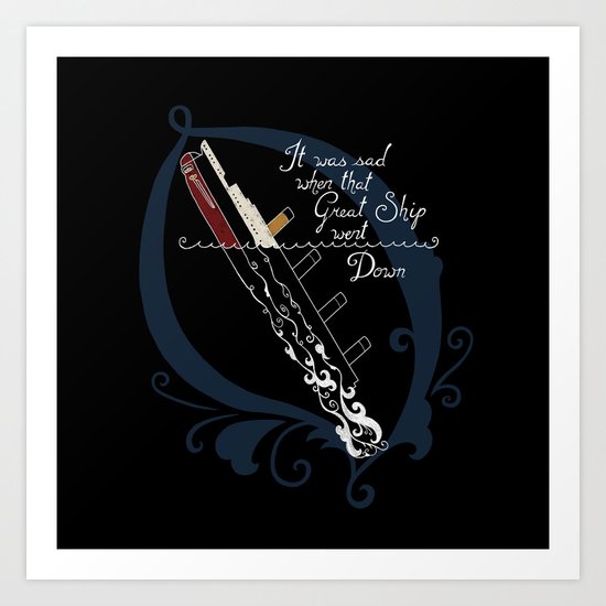 Titanic Art Print