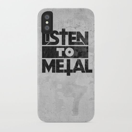 Listen to Metal iPhone Case
