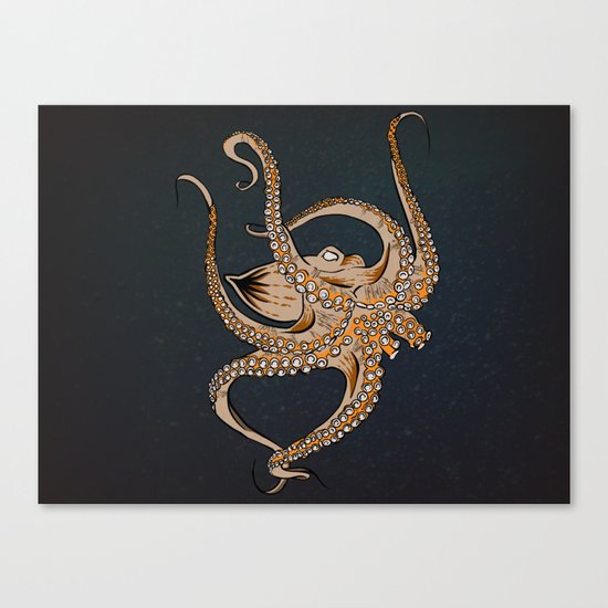 Embrace Of The Octopus Canvas Print