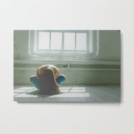 The Invisible Self - Strength in Aloneness female color photograph - photography wall decor Metal Print