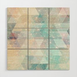 Magical Pastel Starry Constellation Sky Wood Wall Art