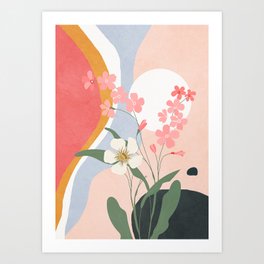 Colorful Flower Design 1 Art Print