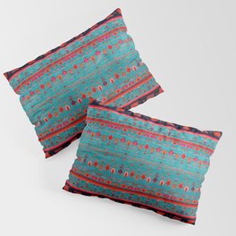 Traditional Berber Bohemian Moroccan Handmade Fabric Style Fall Autumn Color Inspiration Pillow Sham