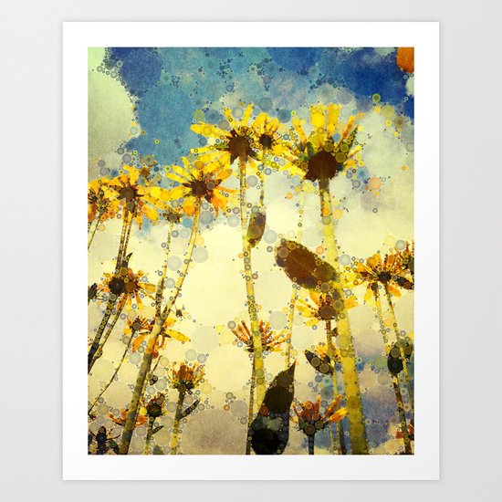 Her Thoughts Were Happy and So Was Her Life Art Print