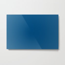 SNORKEL BLUE PANTONE 19-4049 Metal Print | Snorkelblue, Blue, 19 4049, Color, Painting, Pantone, Complementary, Blues, Straight, Dark 