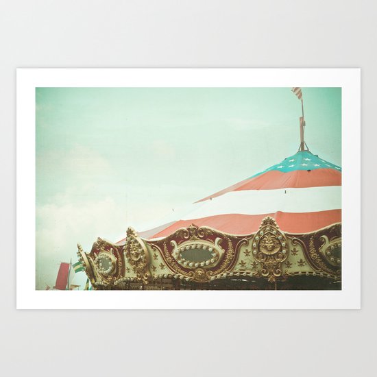 At the Carnival Art Print