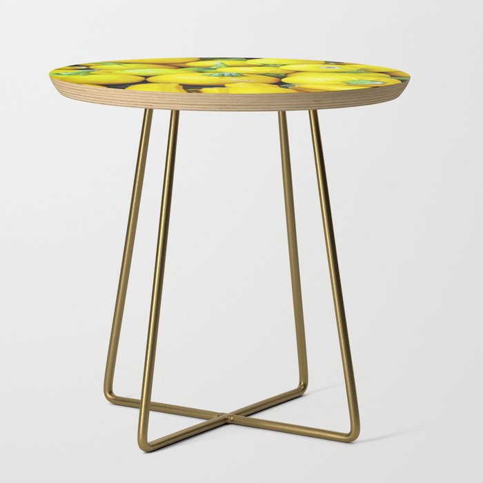 Yellow Vegetables Photo Side Table