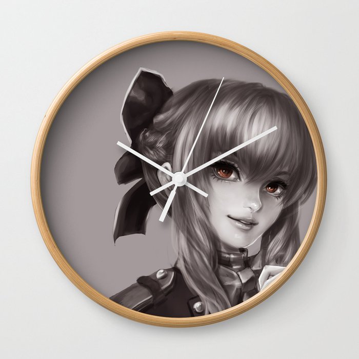 Shinoa from Seraph of the end Wall Clock