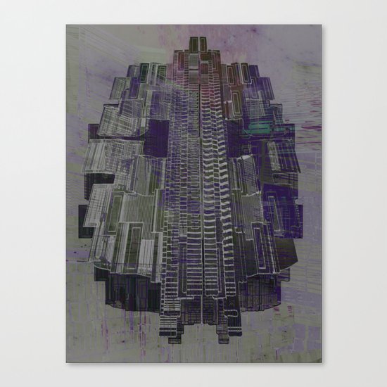 Urban Bubble into Space / 25-08-16 Canvas Print