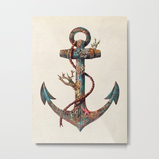Lost at Sea - colour option Metal Print