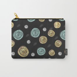 Golden glow polka dot pattern Carry-All Pouch
