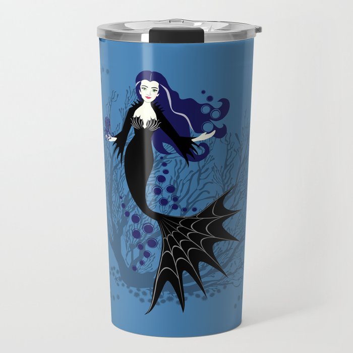 Vampire Mermaid Travel Mug