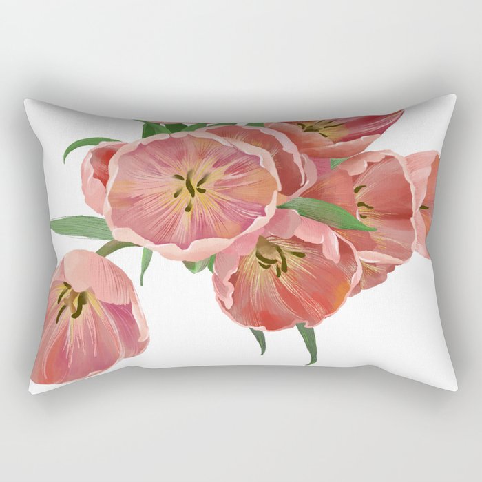 Pink flowers Rectangular Pillow