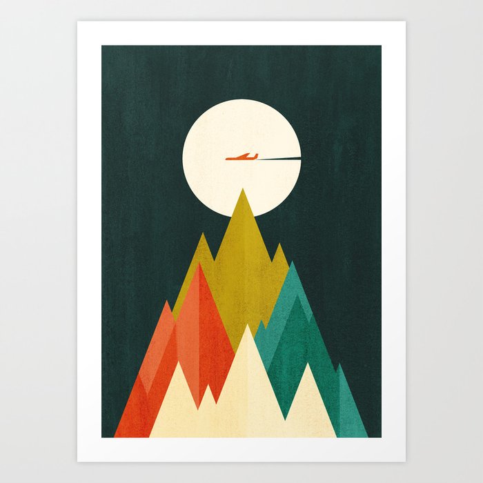 Life Is A Travel Art Print By Budikwan Society6