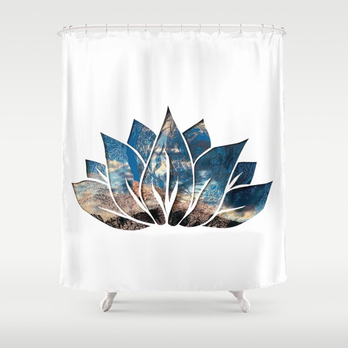 Lotus Shower Curtain