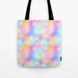 Pretty Holographic Glitter Rainbow Tote Bag