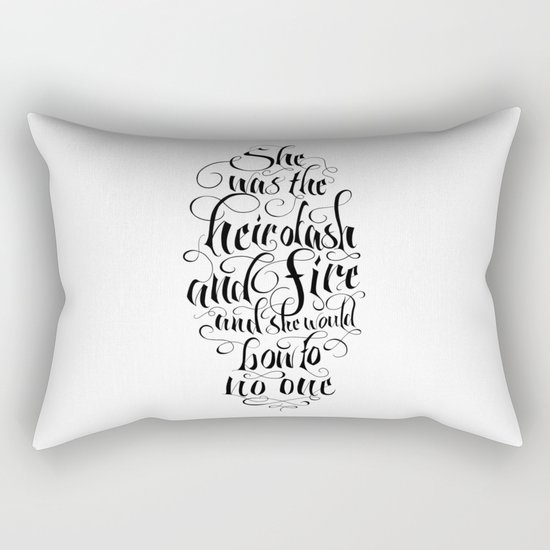 Heir of Ash and Fire Rectangular Pillow
