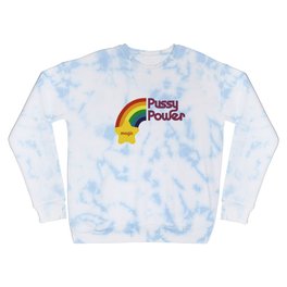 Magic Pussy Power Rainbow Pride Crewneck Sweatshirt