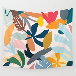 Abstract Floral No.1 Wall Tapestry