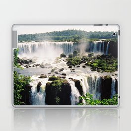 Brazil Photography - Beautiful Waterfall Surrounded By The Jungle Laptop Skin