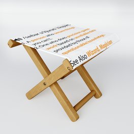 Cyber Security Expert Definition Folding Stool