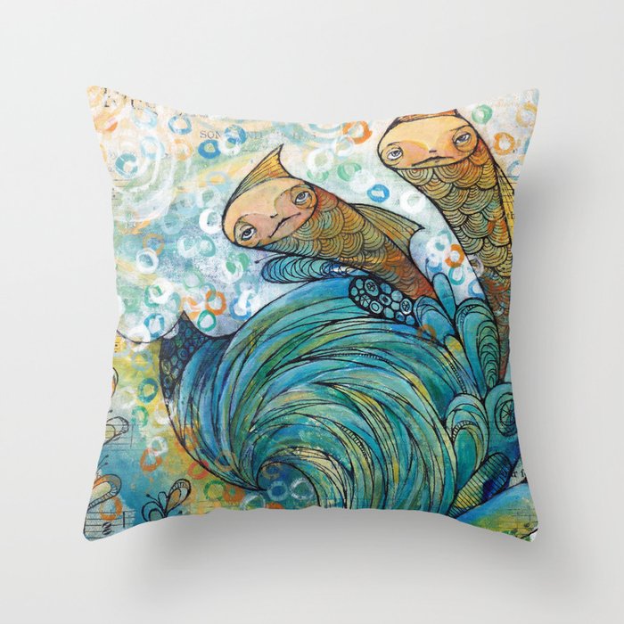 Come With Me Throw Pillow