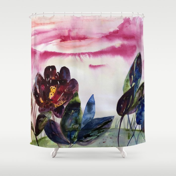 hill top Shower Curtain